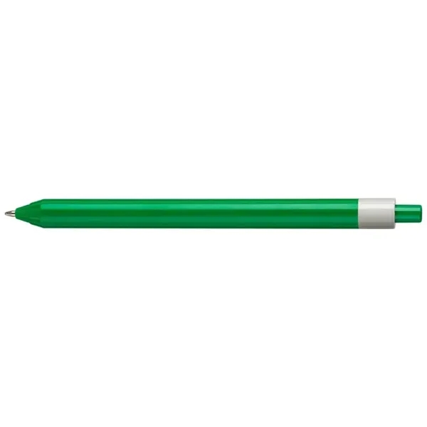 Eco-friendly ballpoint retractable pen in bright, vivid colors comprised of ABS... from ASI 82498 RiteLine LLC