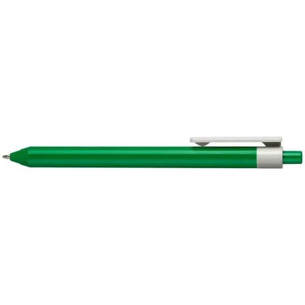 Eco-friendly ballpoint retractable pen in bright, vivid colors comprised of ABS... from ASI 82498 RiteLine LLC