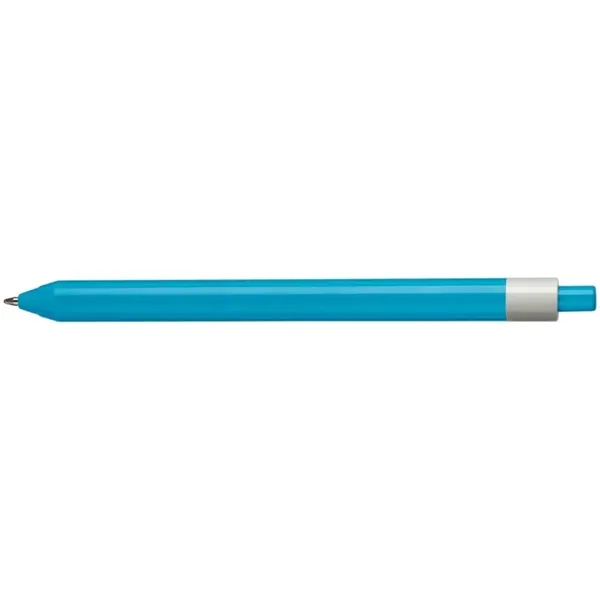 Eco-friendly ballpoint retractable pen in bright, vivid colors comprised of ABS... from ASI 82498 RiteLine LLC