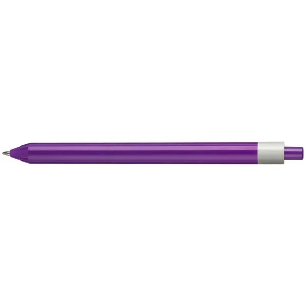 Eco-friendly ballpoint retractable pen in bright, vivid colors comprised of ABS... from ASI 82498 RiteLine LLC