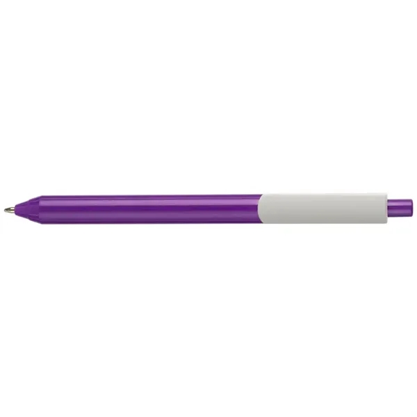 Eco-friendly ballpoint retractable pen in bright, vivid colors comprised of ABS... from ASI 82498 RiteLine LLC
