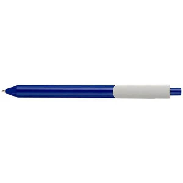 Eco-friendly ballpoint retractable pen in bright, vivid colors comprised of ABS... from ASI 82498 RiteLine LLC