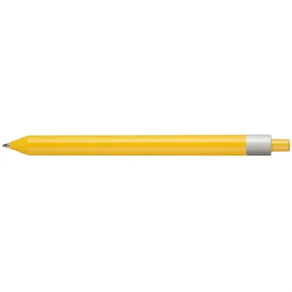 Eco-friendly ballpoint retractable pen in bright, vivid colors comprised of ABS... from ASI 82498 RiteLine LLC