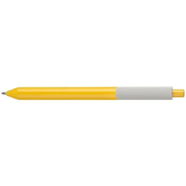 Eco-friendly ballpoint retractable pen in bright, vivid colors comprised of ABS... from ASI 82498 RiteLine LLC