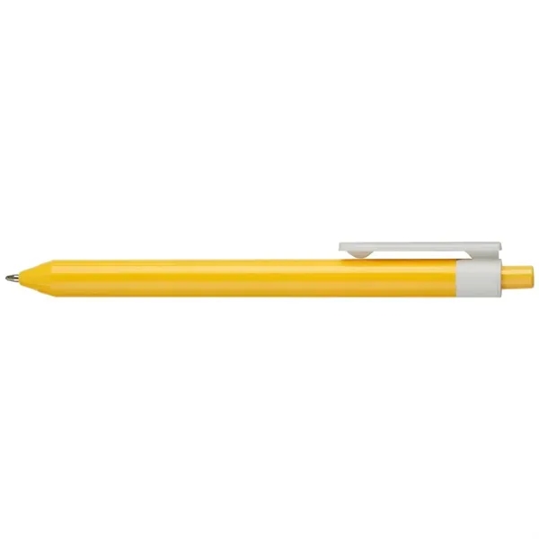 Eco-friendly ballpoint retractable pen in bright, vivid colors comprised of ABS... from ASI 82498 RiteLine LLC