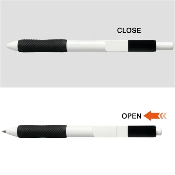 Medium point ballpoint pen with retractable clip allowing for three full... from ASI 82498 RiteLine LLC