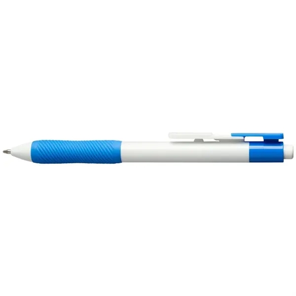 Medium point ballpoint pen with retractable clip allowing for three full... from ASI 82498 RiteLine LLC