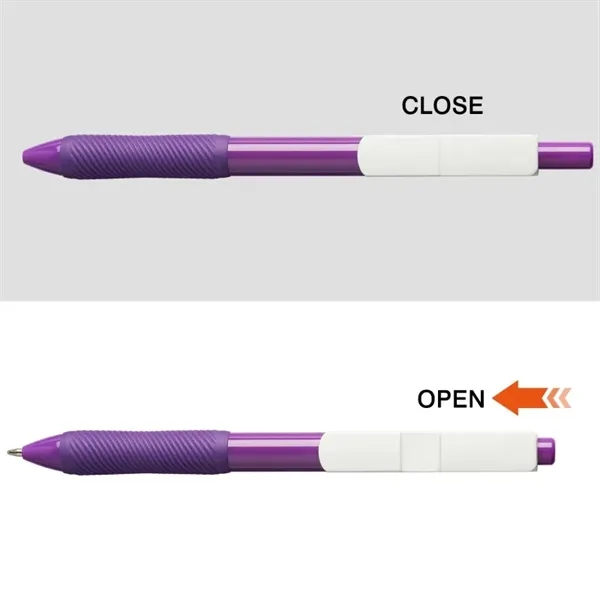 Medium point ballpoint pen with retractable clip allowing for three full... from ASI 82498 RiteLine LLC