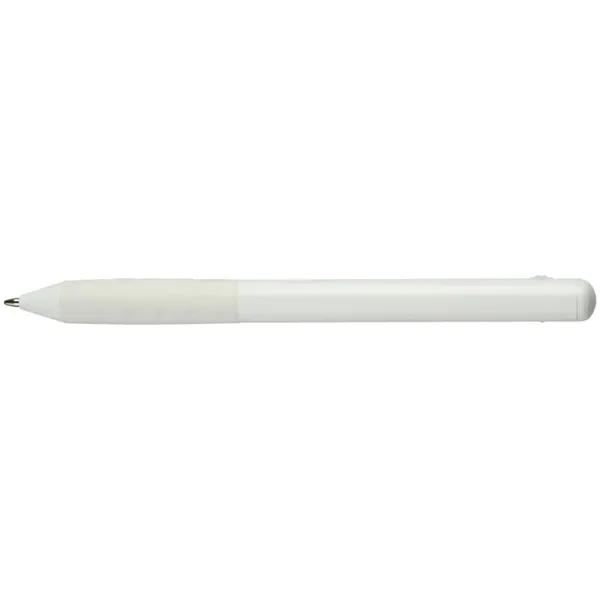 Smooth writing ballpoint pen with color grip and matching color "disk-shaped"... from ASI 82498 RiteLine LLC
