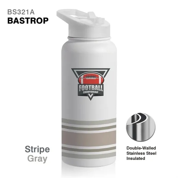 32 oz. handle bottle with double-wall stainless steel interior, spill-proof lid... from ASI 82498 RiteLine LLC