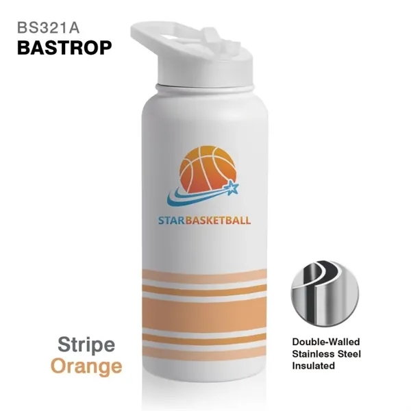 32 oz. handle bottle with double-wall stainless steel interior, spill-proof lid... from ASI 82498 RiteLine LLC
