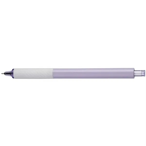 Retractable gel pen in fashion trend colors and matching grip cushion... from ASI 82498 RiteLine LLC