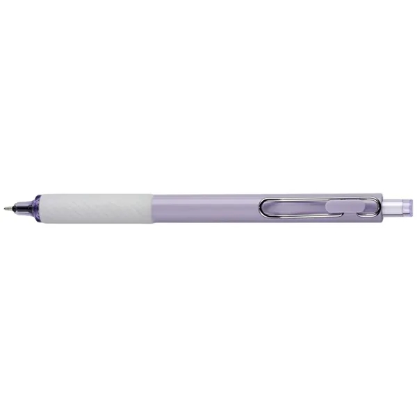 Retractable gel pen in fashion trend colors and matching grip cushion... from ASI 82498 RiteLine LLC