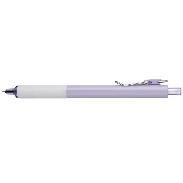 Retractable gel pen in fashion trend colors and matching grip cushion... from ASI 82498 RiteLine LLC