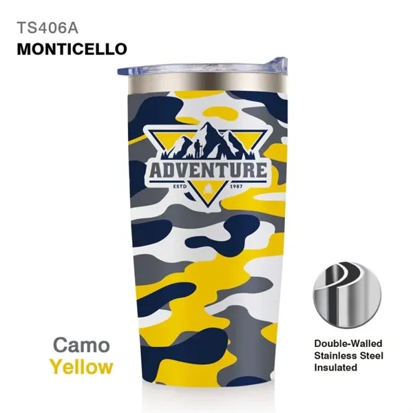 20 oz. double wall stainless steel insulated travel tumbler with spill-proof... from ASI 82498 RiteLine LLC