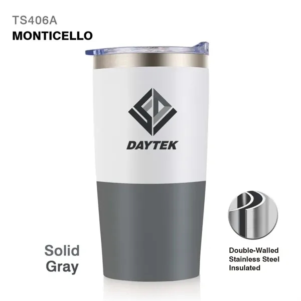 20 oz. double wall stainless steel insulated travel tumbler with spill-proof... from ASI 82498 RiteLine LLC