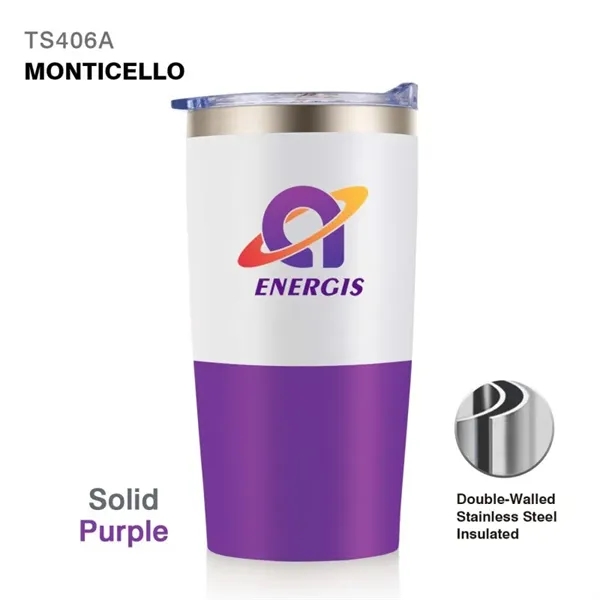 20 oz. double wall stainless steel insulated travel tumbler with spill-proof... from ASI 82498 RiteLine LLC