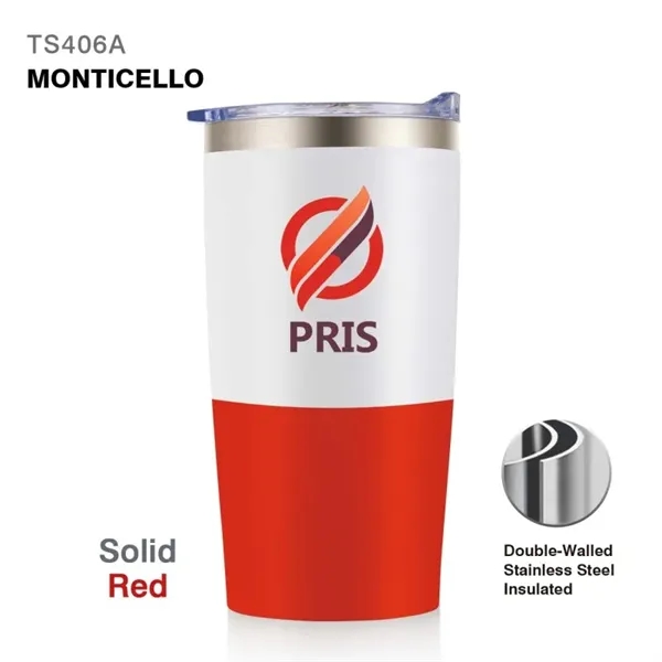 20 oz. double wall stainless steel insulated travel tumbler with spill-proof... from ASI 82498 RiteLine LLC