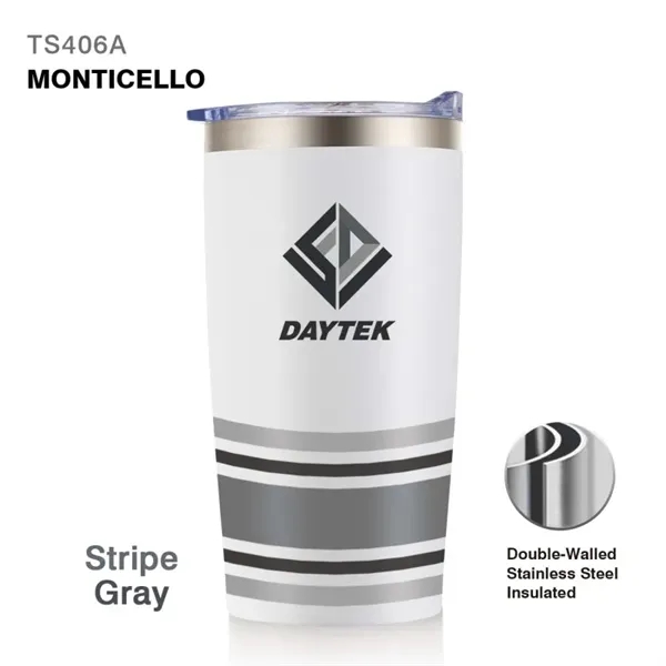 20 oz. double wall stainless steel insulated travel tumbler with spill-proof... from ASI 82498 RiteLine LLC