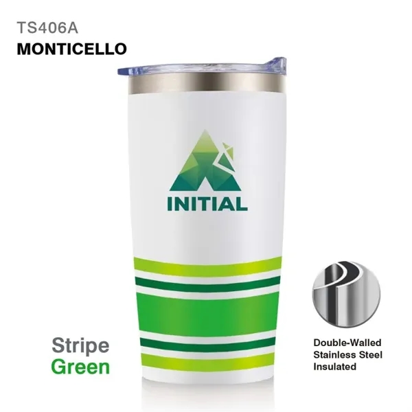 20 oz. double wall stainless steel insulated travel tumbler with spill-proof... from ASI 82498 RiteLine LLC