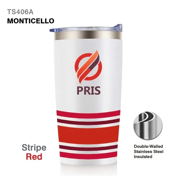 20 oz. double wall stainless steel insulated travel tumbler with spill-proof... from ASI 82498 RiteLine LLC