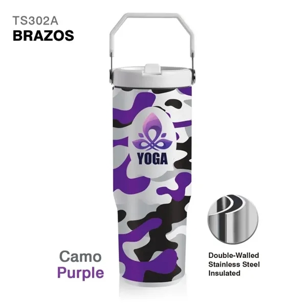 30 oz. double wall stainless steel interior handle jug with spill-proof... from ASI 82498 RiteLine LLC