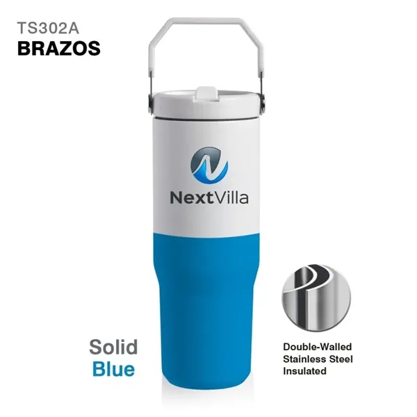 30 oz. double wall stainless steel interior handle jug with spill-proof... from ASI 82498 RiteLine LLC