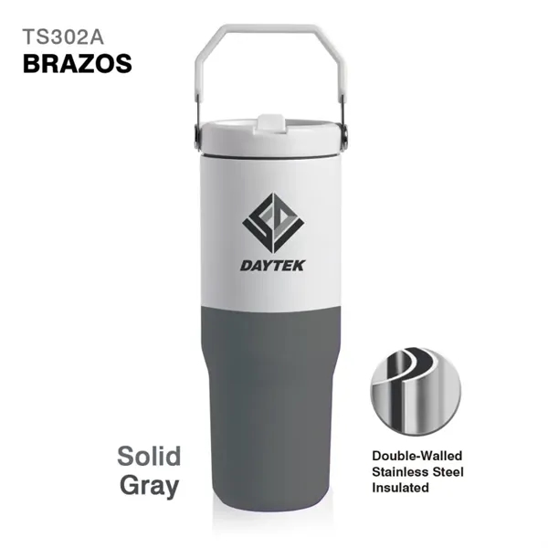 30 oz. double wall stainless steel interior handle jug with spill-proof... from ASI 82498 RiteLine LLC