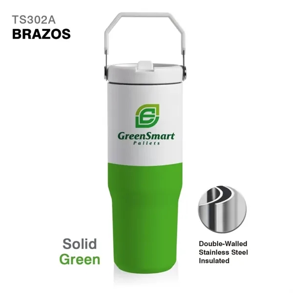 30 oz. double wall stainless steel interior handle jug with spill-proof... from ASI 82498 RiteLine LLC