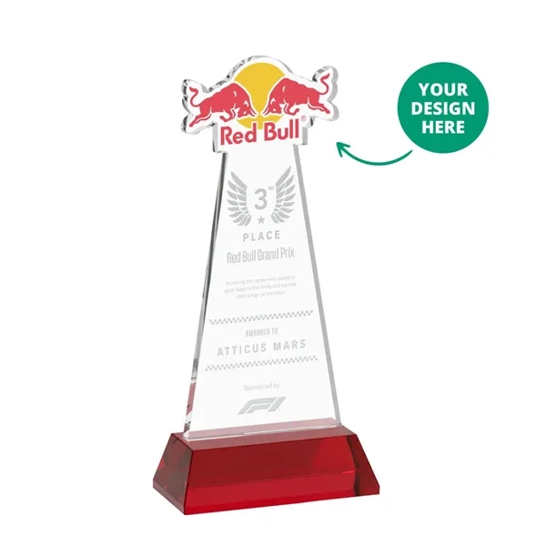 Custom Award on Hartford Base - Red (via Air)... from ASI 84592 St Regis Group / St Regis