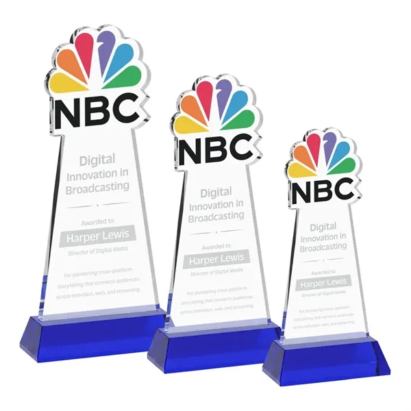 Custom Award on Hartford Base - Blue (via Air)... from ASI 84592 St Regis Group / St Regis