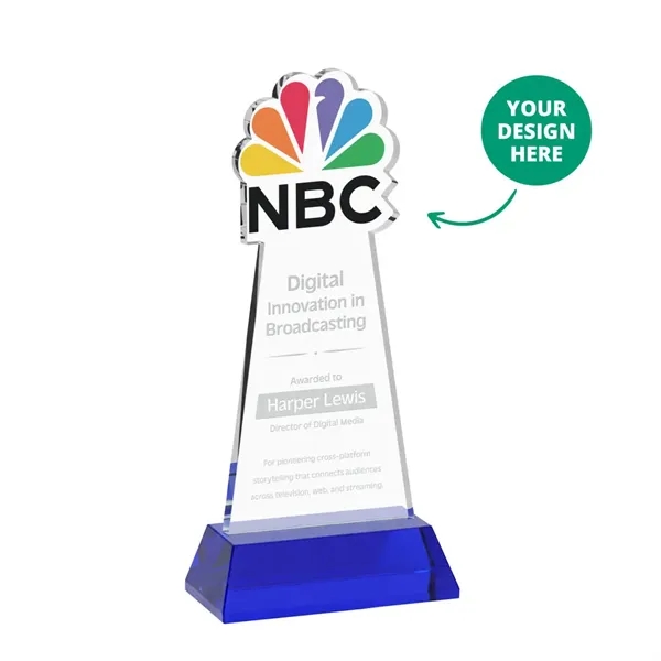 Custom Award on Hartford Base - Blue (via Air)... from ASI 84592 St Regis Group / St Regis