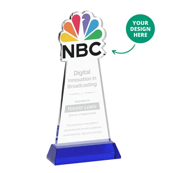 Custom Award on Hartford Base - Blue (via Air)... from ASI 84592 St Regis Group / St Regis