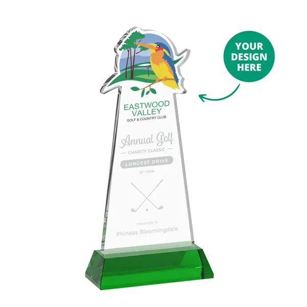 Custom Award on Hartford Base - Green (via Air)... from ASI 84592 St Regis Group / St Regis