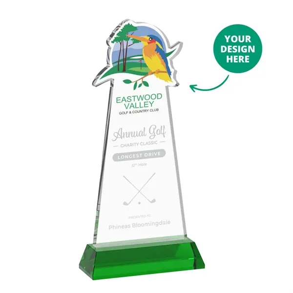 Custom Award on Hartford Base - Green (via Air)... from ASI 84592 St Regis Group / St Regis