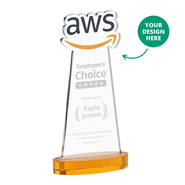 Custom Award on Alberton Base - Amber (via Ocean)... from ASI 84592 St Regis Group / St Regis