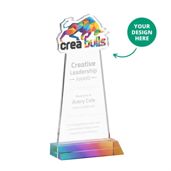 Custom Award on Mitered Base - Prismatic (via Air)... from ASI 84592 St Regis Group / St Regis