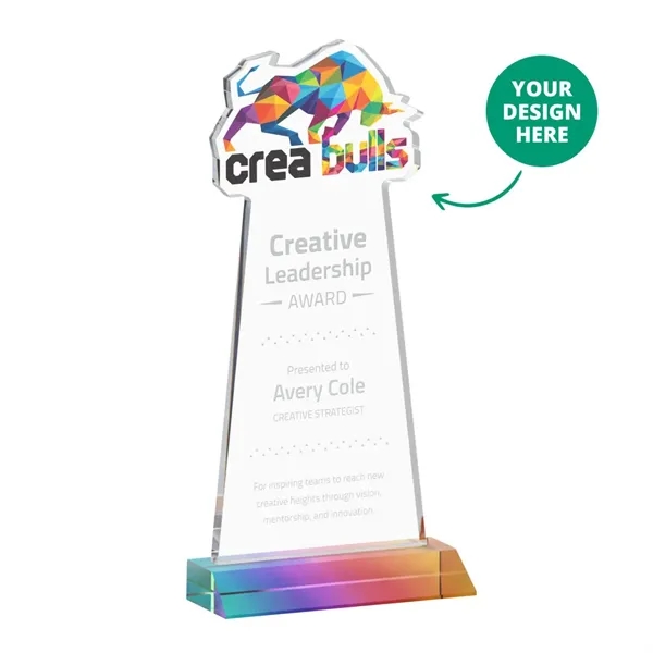 Custom Award on Mitered Base - Prismatic (via Air)... from ASI 84592 St Regis Group / St Regis