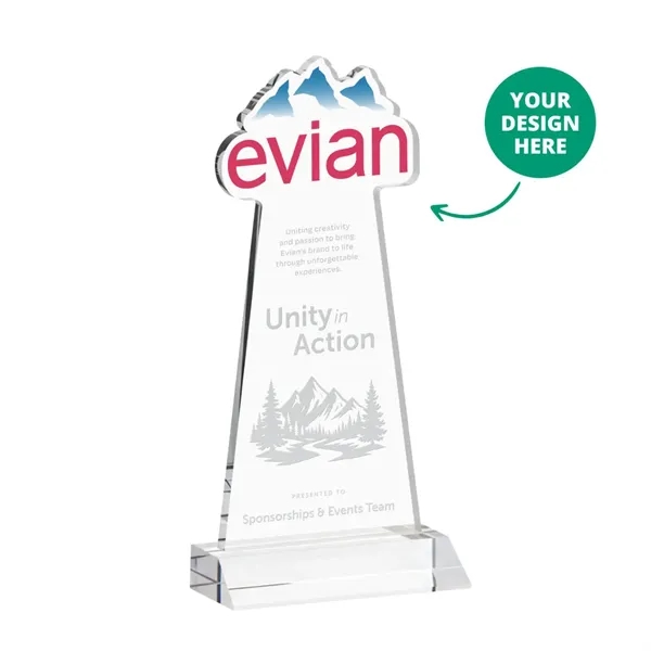 Custom Award on Mitered Base - Clear (via Air)... from ASI 84592 St Regis Group / St Regis