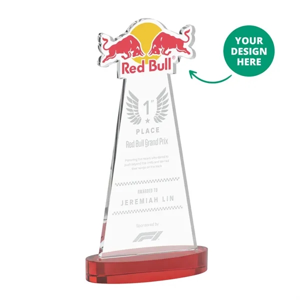 Custom Award on Alberton Base - Red (via Ocean)... from ASI 84592 St Regis Group / St Regis