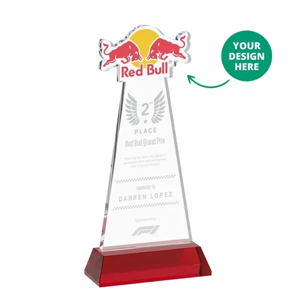 Custom Award on Hartford Base - Red (via Ocean)... from ASI 84592 St Regis Group / St Regis