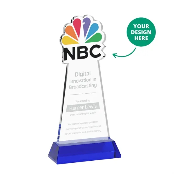 Custom Award on Hartford Base - Blue (via Ocean)... from ASI 84592 St Regis Group / St Regis