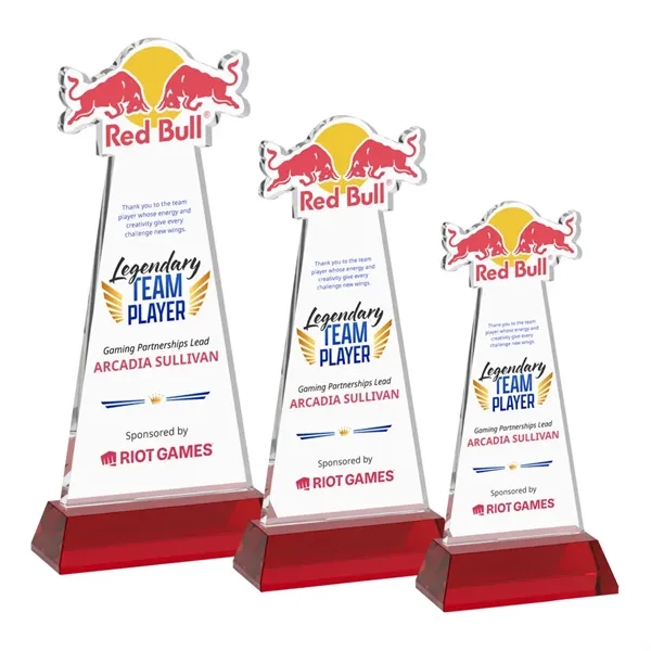 Custom VividPrint™ Award on Hartford Base - Red (via Air)... from ASI 84592 St Regis Group / St Regis