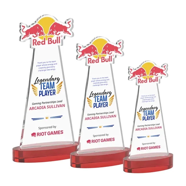 Custom VividPrint™ Award on Alberton Base - Red (via Air)... from ASI 84592 St Regis Group / St Regis