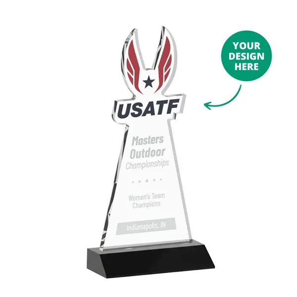 Custom Award on Mitered Base - Black (via Ocean)... from ASI 84592 St Regis Group / St Regis