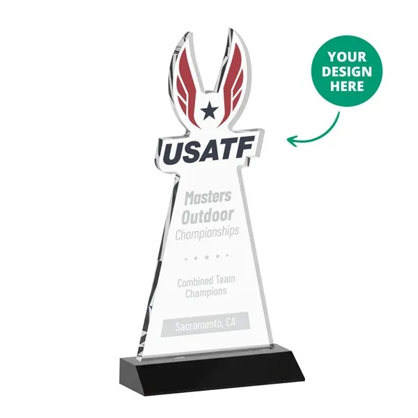 Custom Award on Mitered Base - Black (via Ocean)... from ASI 84592 St Regis Group / St Regis