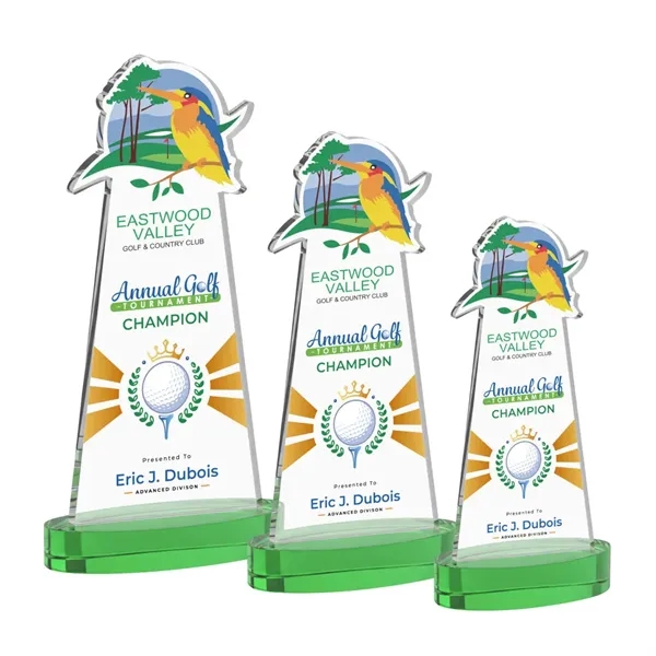 Custom VividPrint™ Award on Alberton Base - Green (via Air)... from ASI 84592 St Regis Group / St Regis