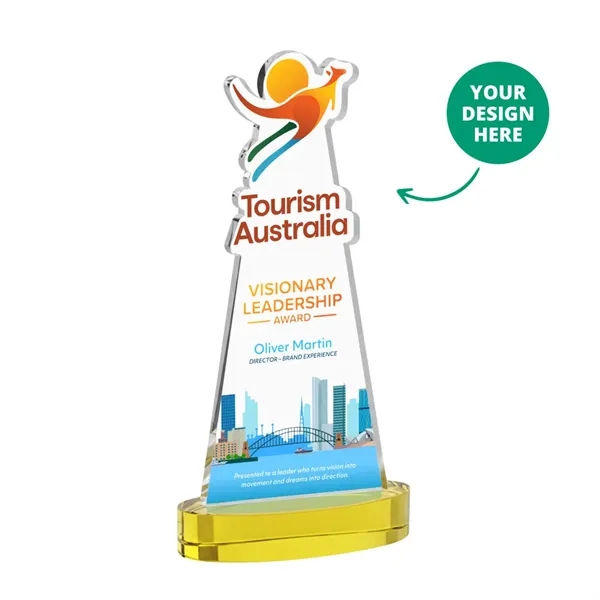 Custom VividPrint™ Award on Alberton Base - Gold (via Air)... from ASI 84592 St Regis Group / St Regis