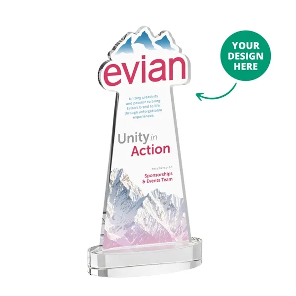 Custom VividPrint™ Award on Alberton Base - Clear (via Air)... from ASI 84592 St Regis Group / St Regis