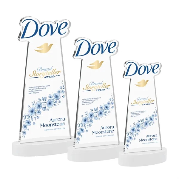 Custom VividPrint™ Award on Alberton Base - White (via Air)... from ASI 84592 St Regis Group / St Regis